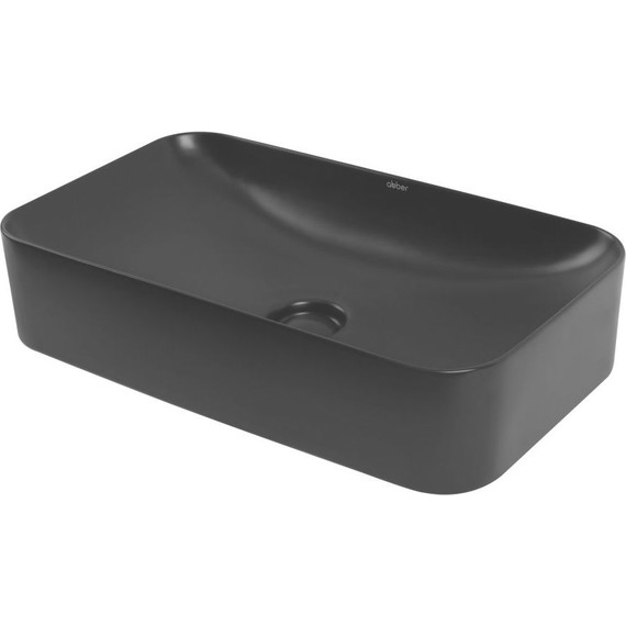 Раковина-чаша Abber Rechteck 60 см AC2204MB, черный матовый фото 