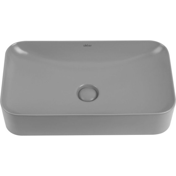 Раковина-чаша Abber Rechteck 60 см AC2204MG, серый матовый фото 3
