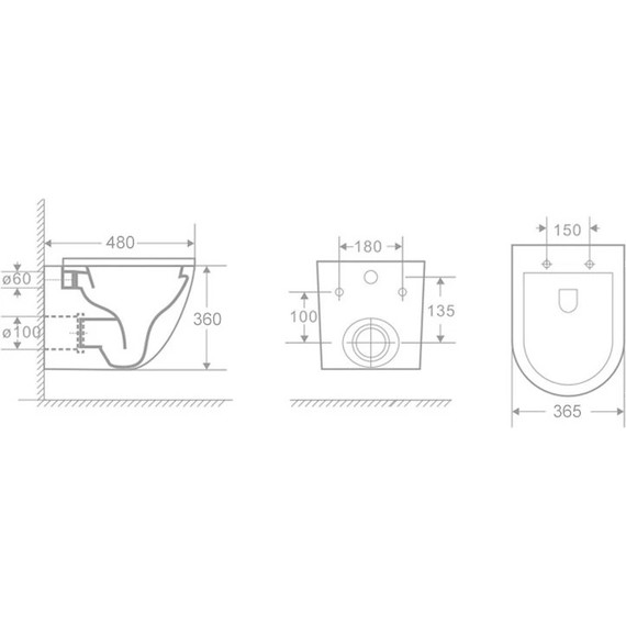 Инсталляция с подвесным безободковым унитазом Azario Teramo AZ-8010-1000+AZ-053E-R-MB SP+AZ-8200-0092/AZ-P58-0190, черный матовый фото 11