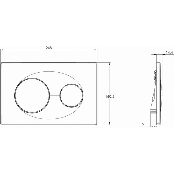 Инсталляция с подвесным безободковым унитазом Azario Teramo AZ-8010-1000+AZ-053E-R-MB SP+AZ-8200-0013, черный матовый, Цвет производителя: чёрный матовый фото 9
