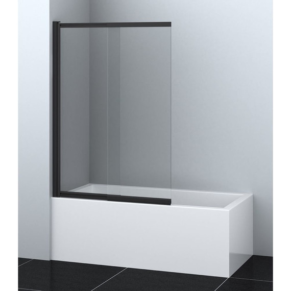 Шторка для ванны Azario Boston 143B 80х140 см AZ-143B, чёрный/прозрачное - 2 Шторка для ванны Azario Boston 143B 80х140 см AZ-143B, чёрный/прозрачное фото 2