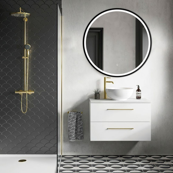 Зеркало Azario Aurora 80 см AZ-Z-012CS фото 6