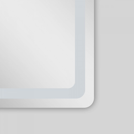 Зеркало Azario Dallas 60 см AZ-Z-043WHCS фото 5