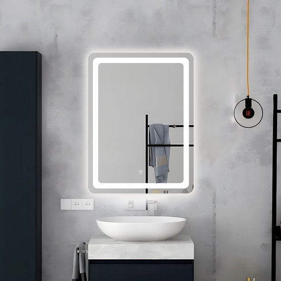 Зеркало Azario Dallas 60 см AZ-Z-043WHCS фото 6