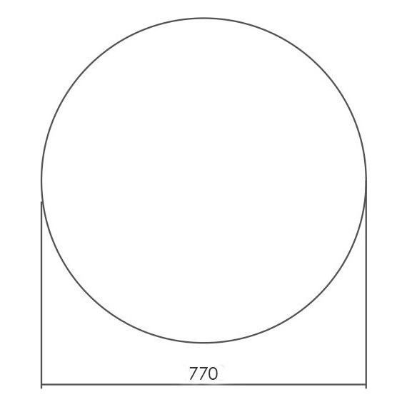 Зеркало Azario Savanna RGB 77 см LED-00002604 фото 11