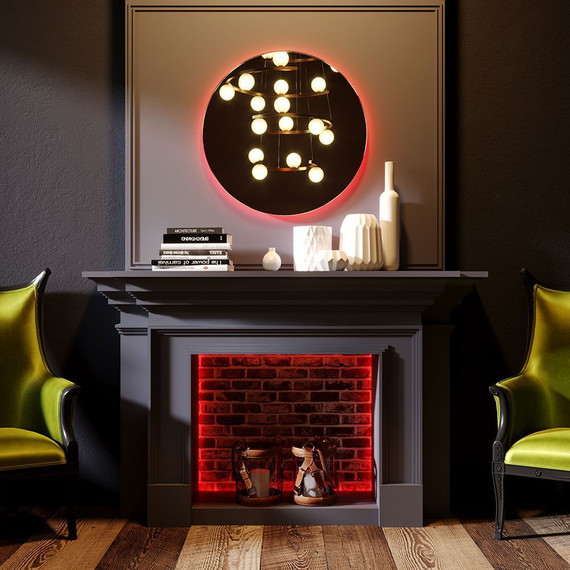 Зеркало Azario Savanna RGB 77 см LED-00002604 фото 7