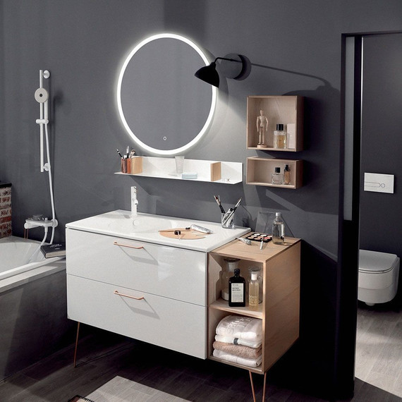 Зеркало Azario Perla neo - RGB 77 см LED-00002610 - 3 Зеркало Azario Perla neo - RGB 77 см LED-00002610 фото 3
