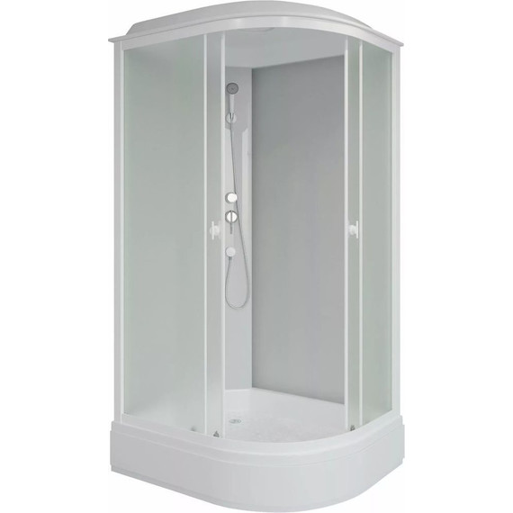 Душевая кабина Niagara Promo P120/90/26L/MT 120x90 см, белый/матовый фото 