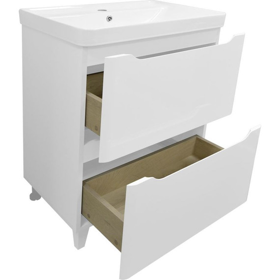 Тумба напольная с раковиной Azario Lotos 60/2 Н см, CS00081983 фото 2