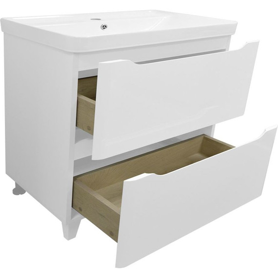 Тумба напольная с раковиной Azario Lotos 80/2 Н см CS00081987 - 2 Тумба напольная с раковиной Azario Lotos 80/2 Н см CS00081987 фото 2