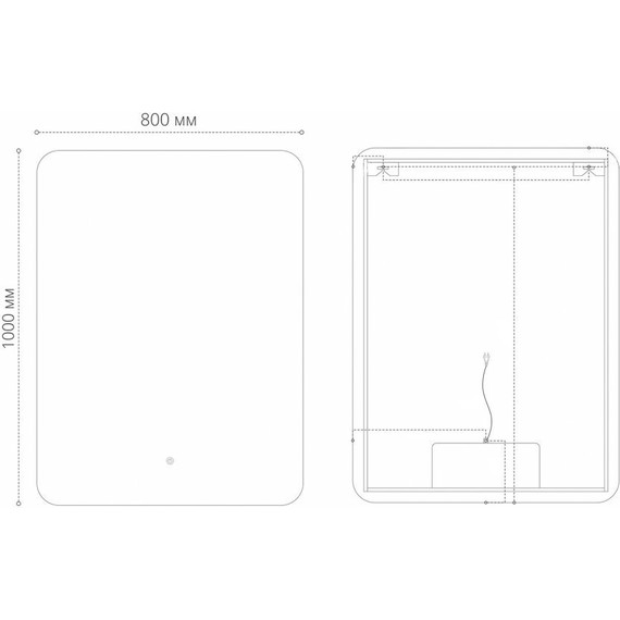 Зеркало Grossman Elegans-промо 80 см 17801001 фото 3