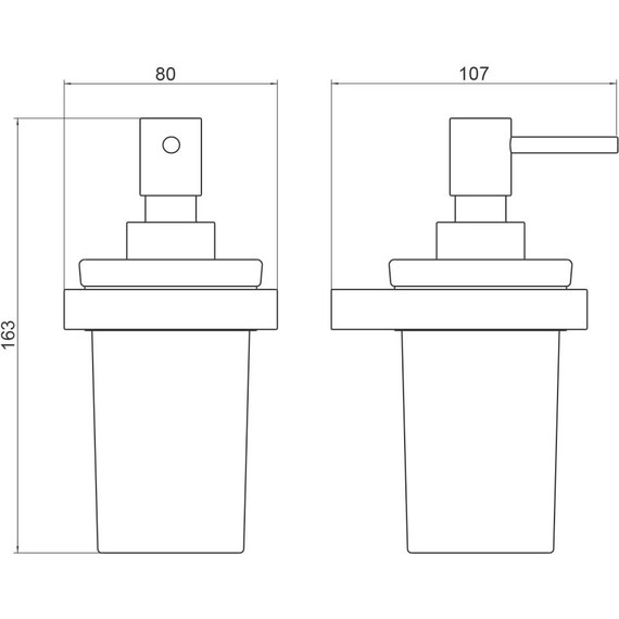 Дозатор для жидкого мыла Timo Petruma 15239/00 - 3 Дозатор для жидкого мыла Timo Petruma 15239/00 фото 3