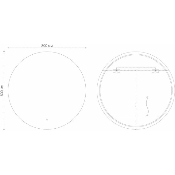 Зеркало Grossman Cosmo-норма 80 см 198080 - 3 Зеркало Grossman Cosmo-норма 80 см 198080 фото 3