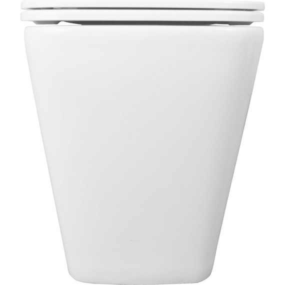 Унитаз приставной безободковый Azario Teramo AZ-003D-NR с крышкой микролифт фото 4