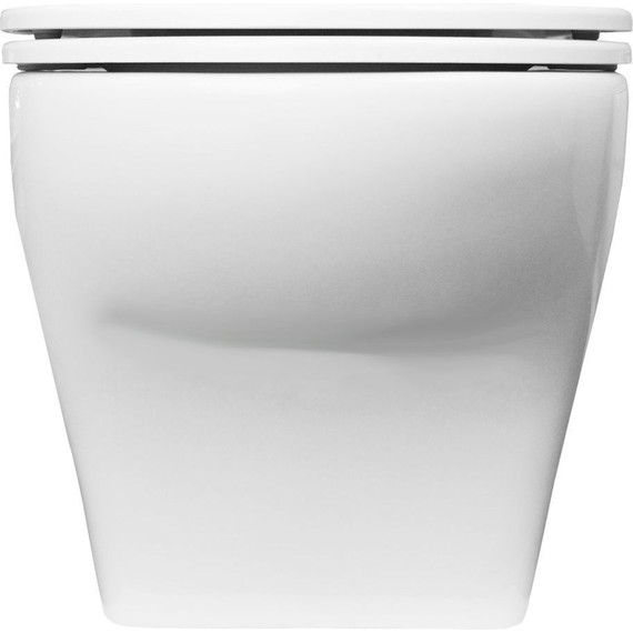 Унитаз подвесной безободковый Azario Porta AZ-0064 с крышкой микролифт фото 5