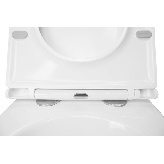 Унитаз подвесной безободковый Azario Porta AZ-0064 с крышкой микролифт фото 9