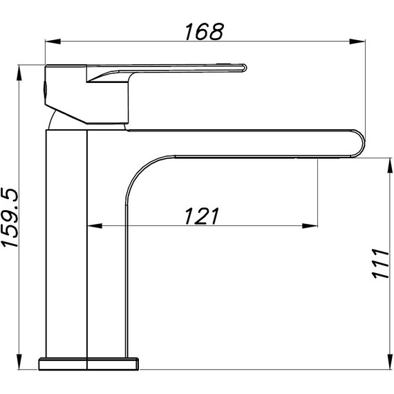 Смеситель для раковины Azario Delano AZ-158445226, белый, Цвет производителя: белый фото 2