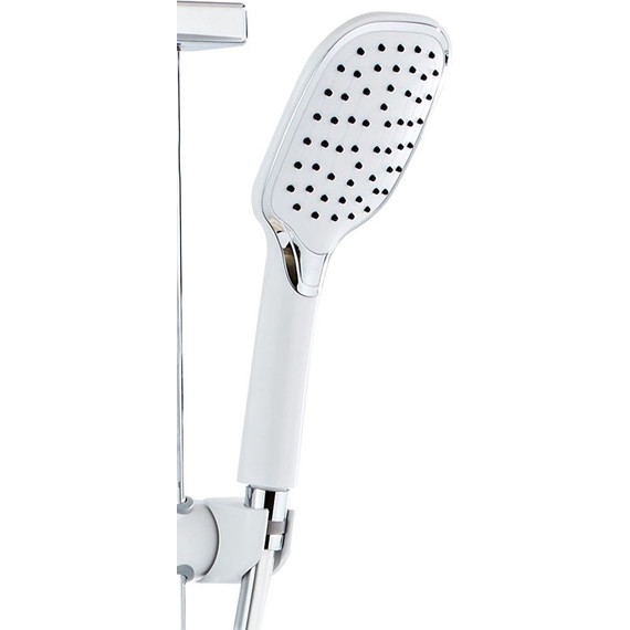 Душевая стойка с термостатом Azario AZ-821, хром/белый - 4 Душевая стойка с термостатом Azario AZ-821, хром/белый фото 4