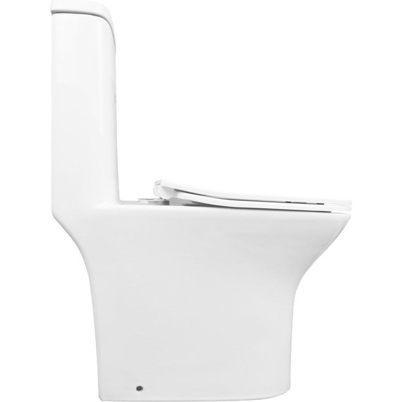 Унитаз-моноблок безободковый Azario Sente AZ-8614 с крышкой микролифт - 10 Унитаз-моноблок безободковый Azario Sente AZ-8614 с крышкой микролифт фото 10