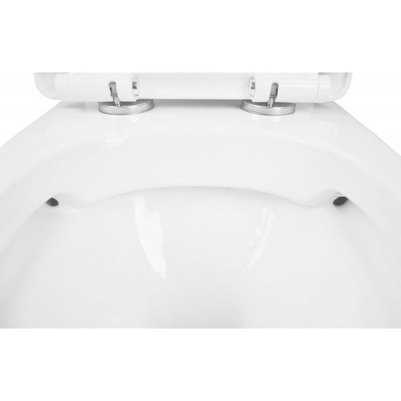 Унитаз-моноблок безободковый Azario Sente AZ-8614 с крышкой микролифт - 6 Унитаз-моноблок безободковый Azario Sente AZ-8614 с крышкой микролифт фото 6