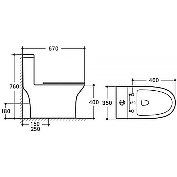 Унитаз-моноблок безободковый Azario Terni AZ-8618 с крышкой микролифт - 12 Унитаз-моноблок безободковый Azario Terni AZ-8618 с крышкой микролифт фото 12