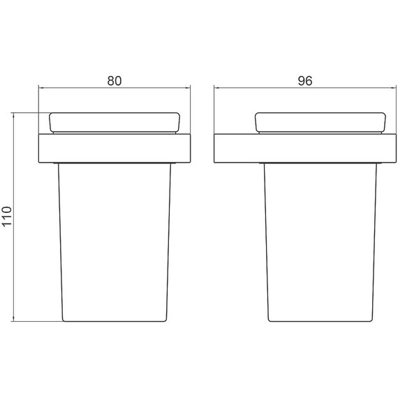 Стакан для зубных щеток Timo Petruma 15233/00 фото 2