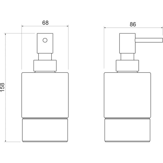 Дозатор для жидкого мыла Timo Saona 13239/00 - 2 Дозатор для жидкого мыла Timo Saona 13239/00 фото 2
