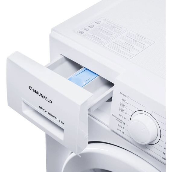 Стиральная машина Maunfeld MFWM106WH051 - 6 Стиральная машина Maunfeld MFWM106WH051 фото 6