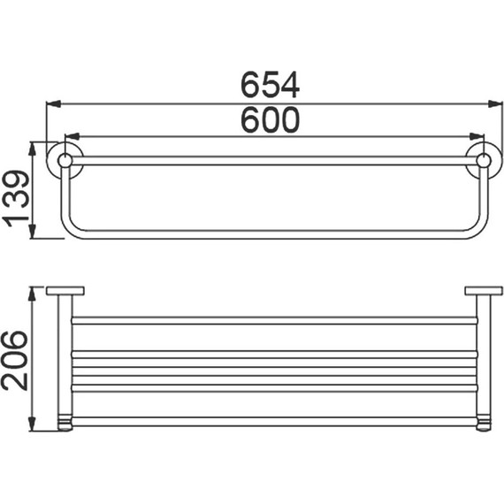 Полка для полотенец Timo Saona 13058/00 фото 5
