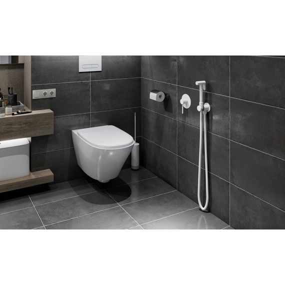 Набор для гигиенического душа Timo Saona 2389/16SM, белый матовый фото 2