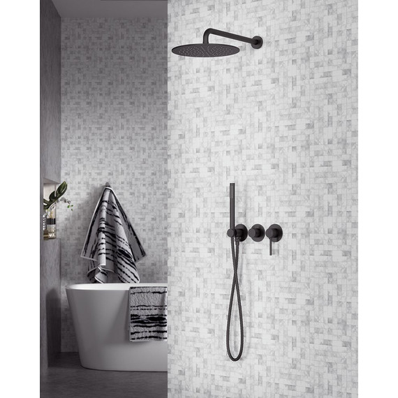 Душевая система для душа Timo Saona SX-2349/03SM, черный матовый фото 3