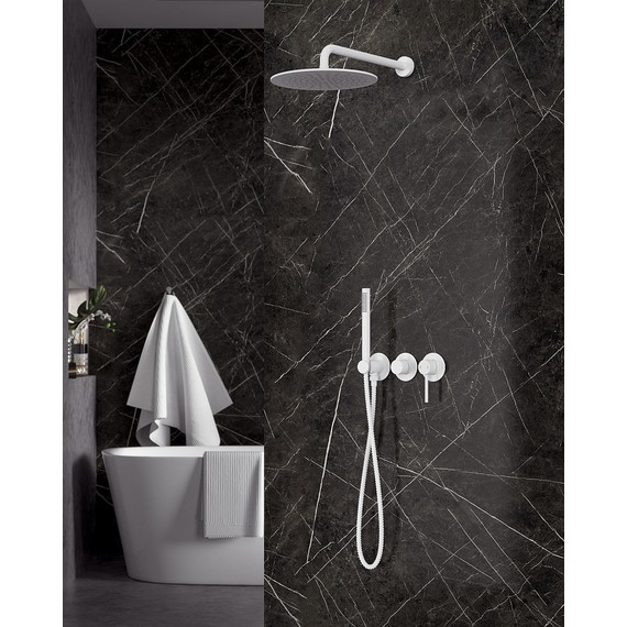 Душевая система для душа Timo Saona SX-2349/16SM, белый матовый фото 3