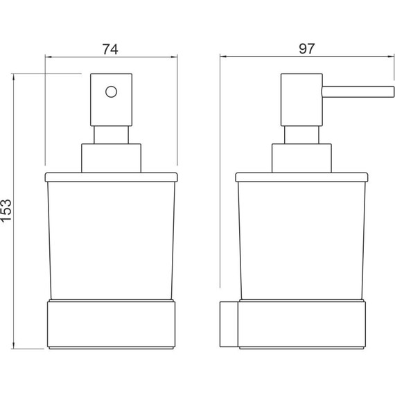 Дозатор для жидкого мыла Timo Selene 14039/03, черный - 2 Дозатор для жидкого мыла Timo Selene 14039/03, черный фото 2