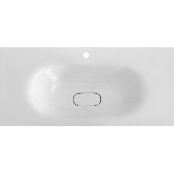 Тумба подвесная с раковиной Cezares ECO-1200-2C-SO-BL 120 см, Bianco Lucido фото 11