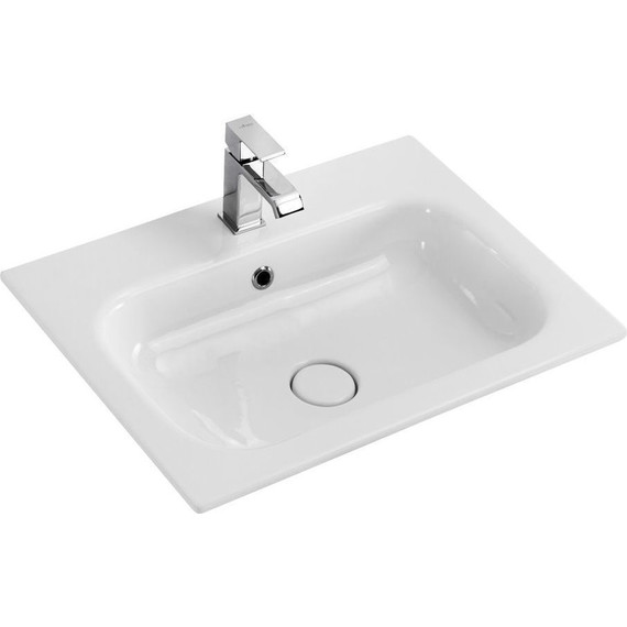 Тумба подвесная с раковиной Cezares ECO-CER-600-2C-SO-GR-P 60 см, Grafito фото 10