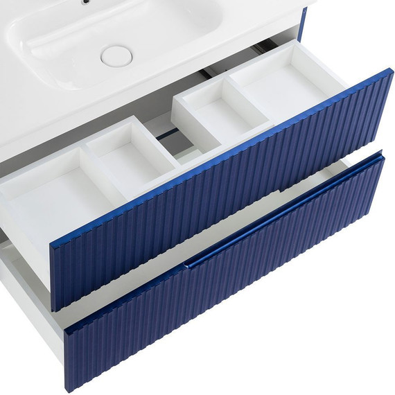 Тумба подвесная с раковиной Cezares DUET-1000-2C-SO-SPF-P 100 см, Sapfiro - 7 Тумба подвесная с раковиной Cezares DUET-1000-2C-SO-SPF-P 100 см, Sapfiro фото 7