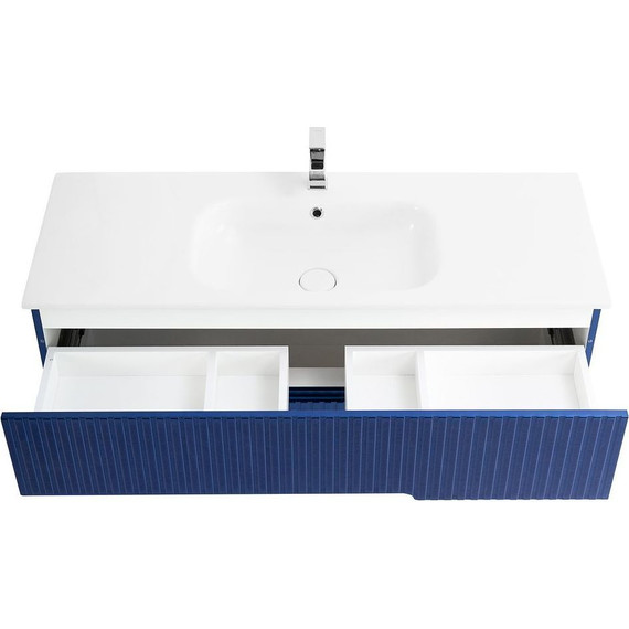 Тумба подвесная с раковиной Cezares DUET-1200-2C-SO-SPF-P 120 см, Sapfiro фото 4