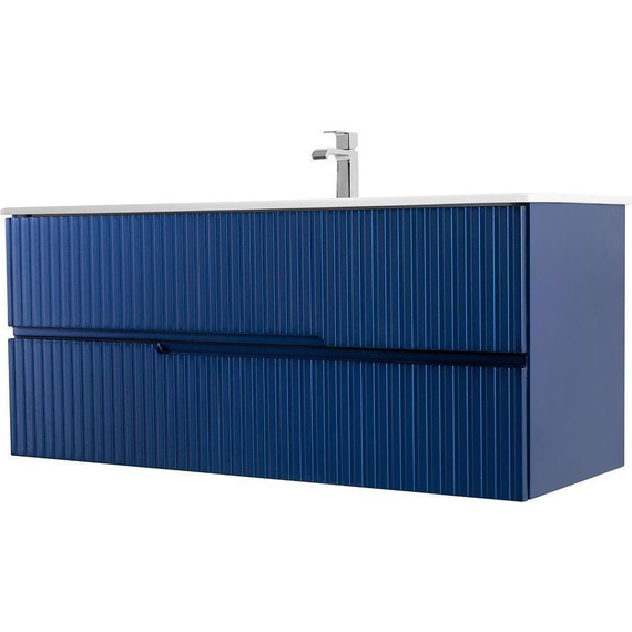 Тумба подвесная с раковиной Cezares DUET-1200-2C-SO-SPF-P 120 см, Sapfiro фото 5