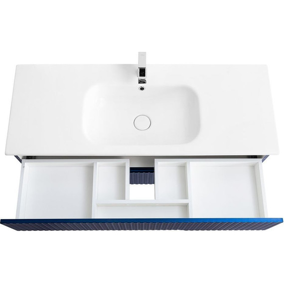 Тумба подвесная с раковиной Cezares DUET-1200-2C-SO-SPF-P 120 см, Sapfiro фото 9