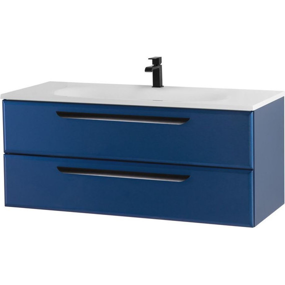 Тумба подвесная с раковиной Cezares ECO-1200-2C-SO-SPF-P 120 см, Sapfiro фото 2