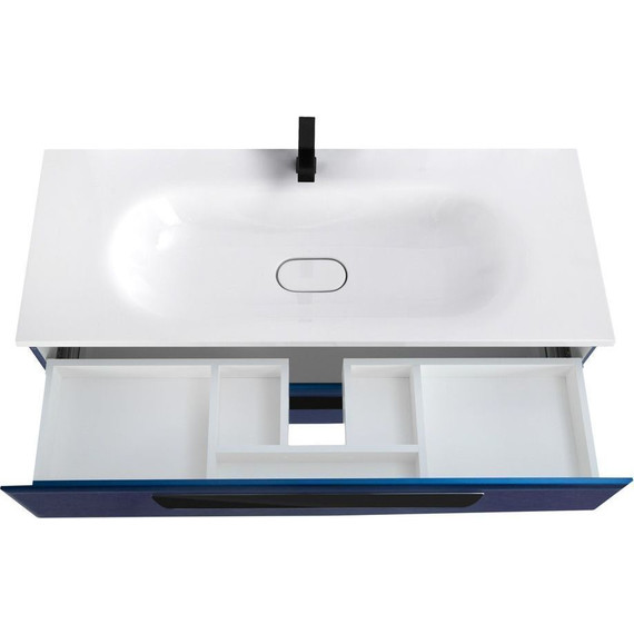 Тумба подвесная с раковиной Cezares ECO-1200-2C-SO-SPF-P 120 см, Sapfiro фото 3