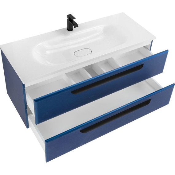 Тумба подвесная с раковиной Cezares ECO-1200-2C-SO-SPF-P 120 см, Sapfiro фото 11