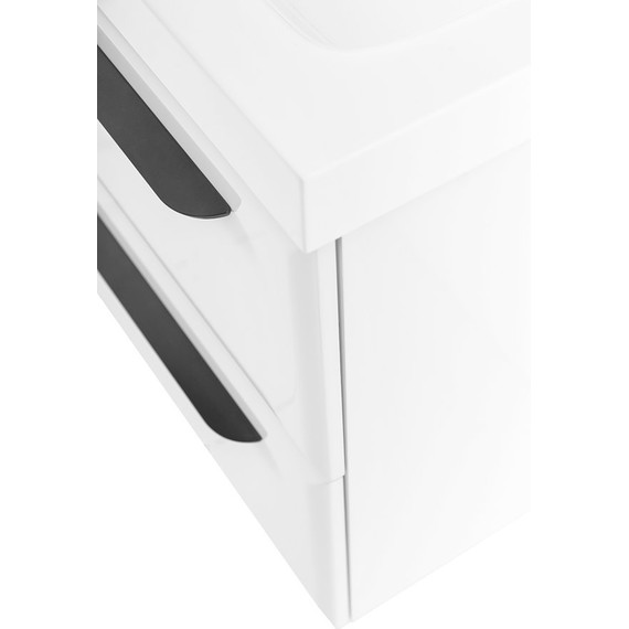 Тумба подвесная с раковиной Cezares ECO-1200-4C-SO-2-BL 120 см, Bianco Lucido - 6 Тумба подвесная с раковиной Cezares ECO-1200-4C-SO-2-BL 120 см, Bianco Lucido фото 6