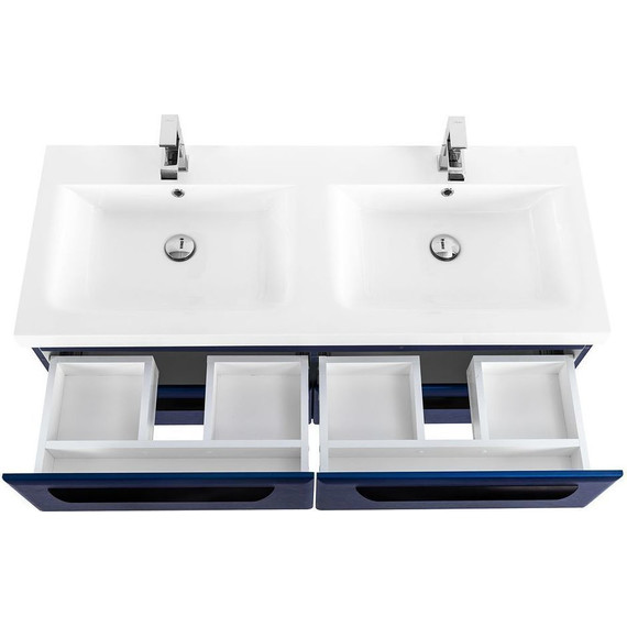 Тумба подвесная с раковиной Cezares ECO-1200-4C-SO-2-SPF-P 120 см, Sapfiro фото 3