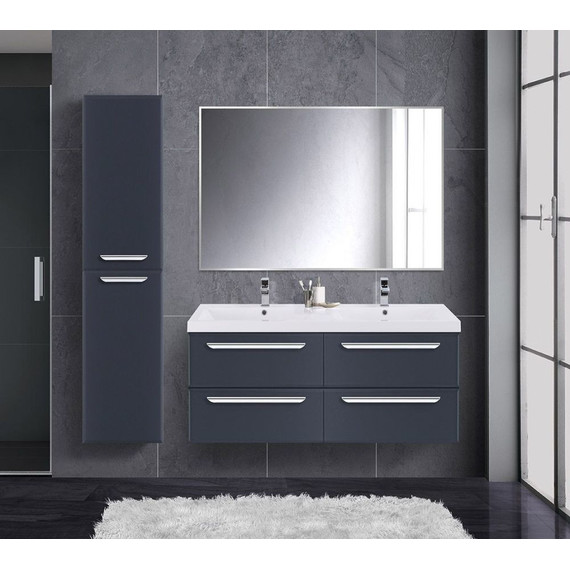 Пенал подвесной Cezares ECO-1500-2A-SC-GR-P 40 см, Grafito фото 2