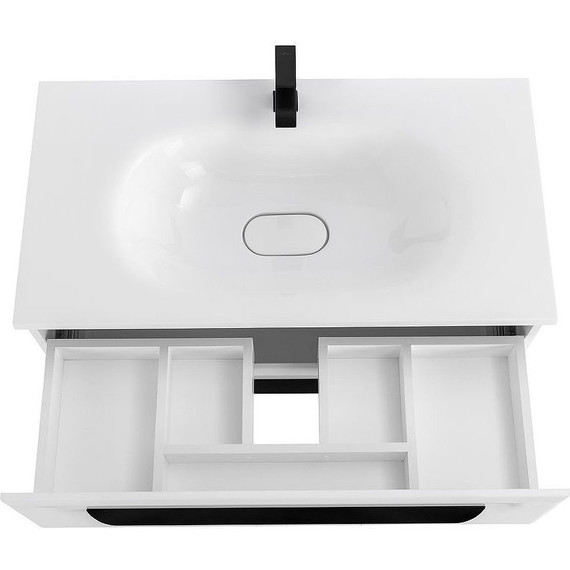 Тумба подвесная с раковиной Cezares ECO-900-2C-SO-BL 90 см, Bianco Lucido - 7 Тумба подвесная с раковиной Cezares ECO-900-2C-SO-BL 90 см, Bianco Lucido фото 7