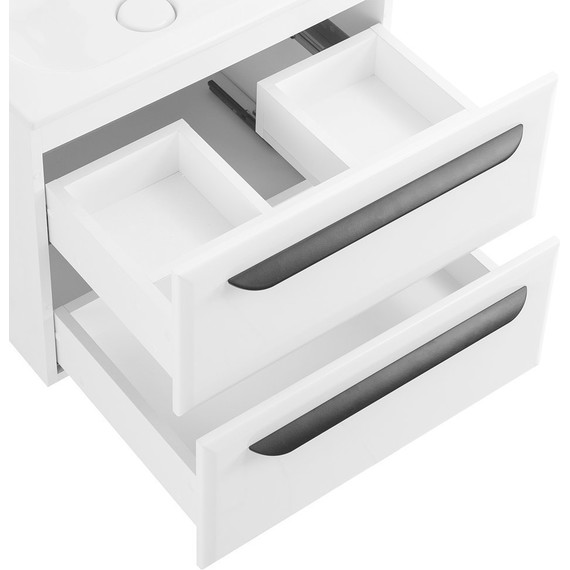 Тумба подвесная с раковиной Cezares ECO-CER-600-2C-SO-BL 60 см, Bianco Lucido - 7 Тумба подвесная с раковиной Cezares ECO-CER-600-2C-SO-BL 60 см, Bianco Lucido фото 7