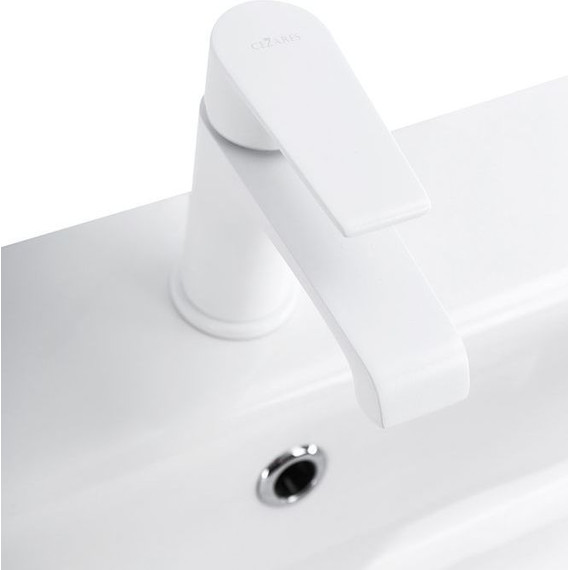 Тумба подвесная с раковиной Cezares ECO-CER-600-2C-SO-SPF-P 60 см, Sapfiro фото 11