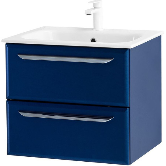 Тумба подвесная с раковиной Cezares ECO-CER-600-2C-SO-SPF-P 60 см, Sapfiro фото 3