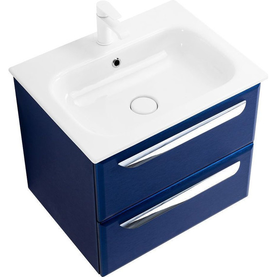 Тумба подвесная с раковиной Cezares ECO-CER-600-2C-SO-SPF-P 60 см, Sapfiro фото 7